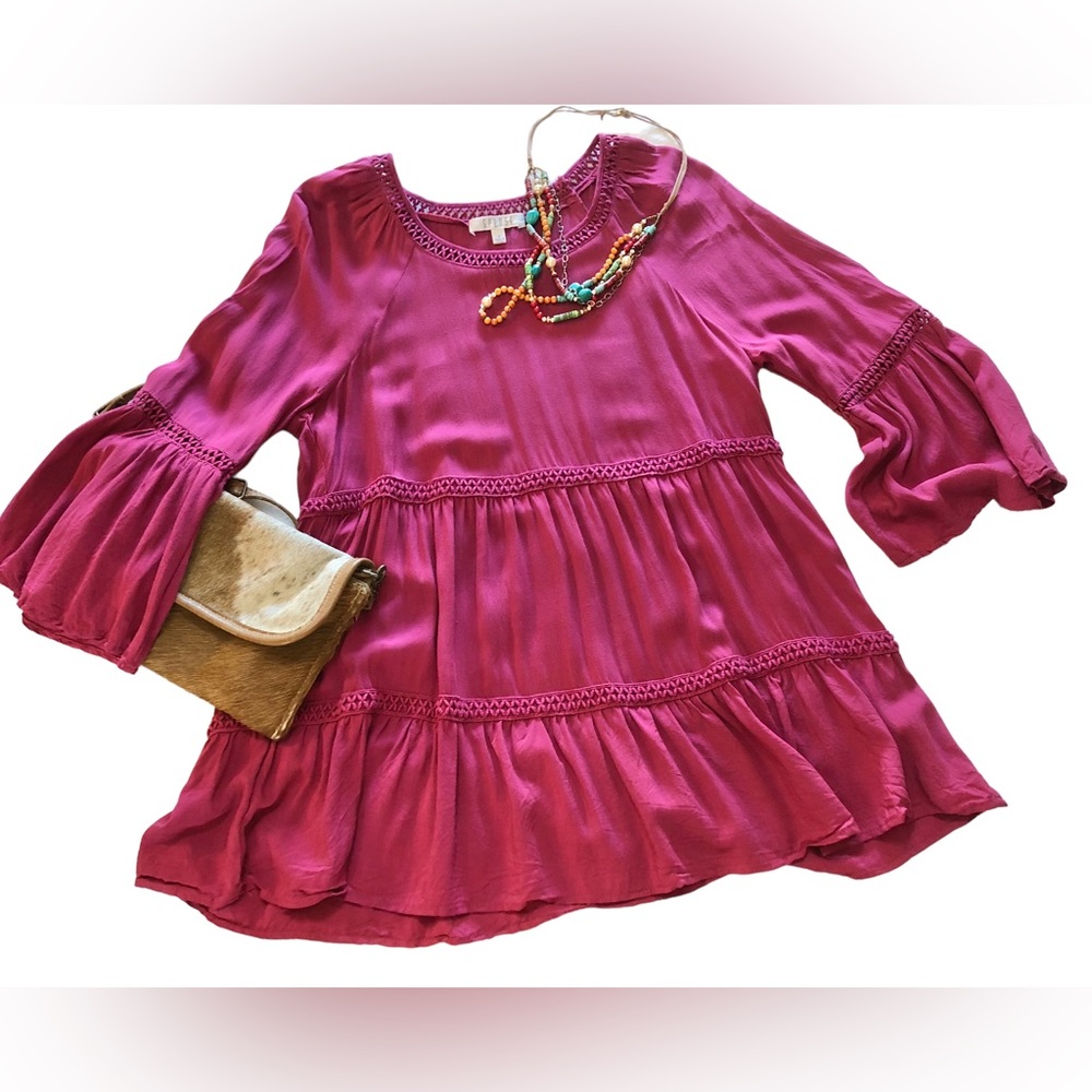 Sz M Boho Chic Top